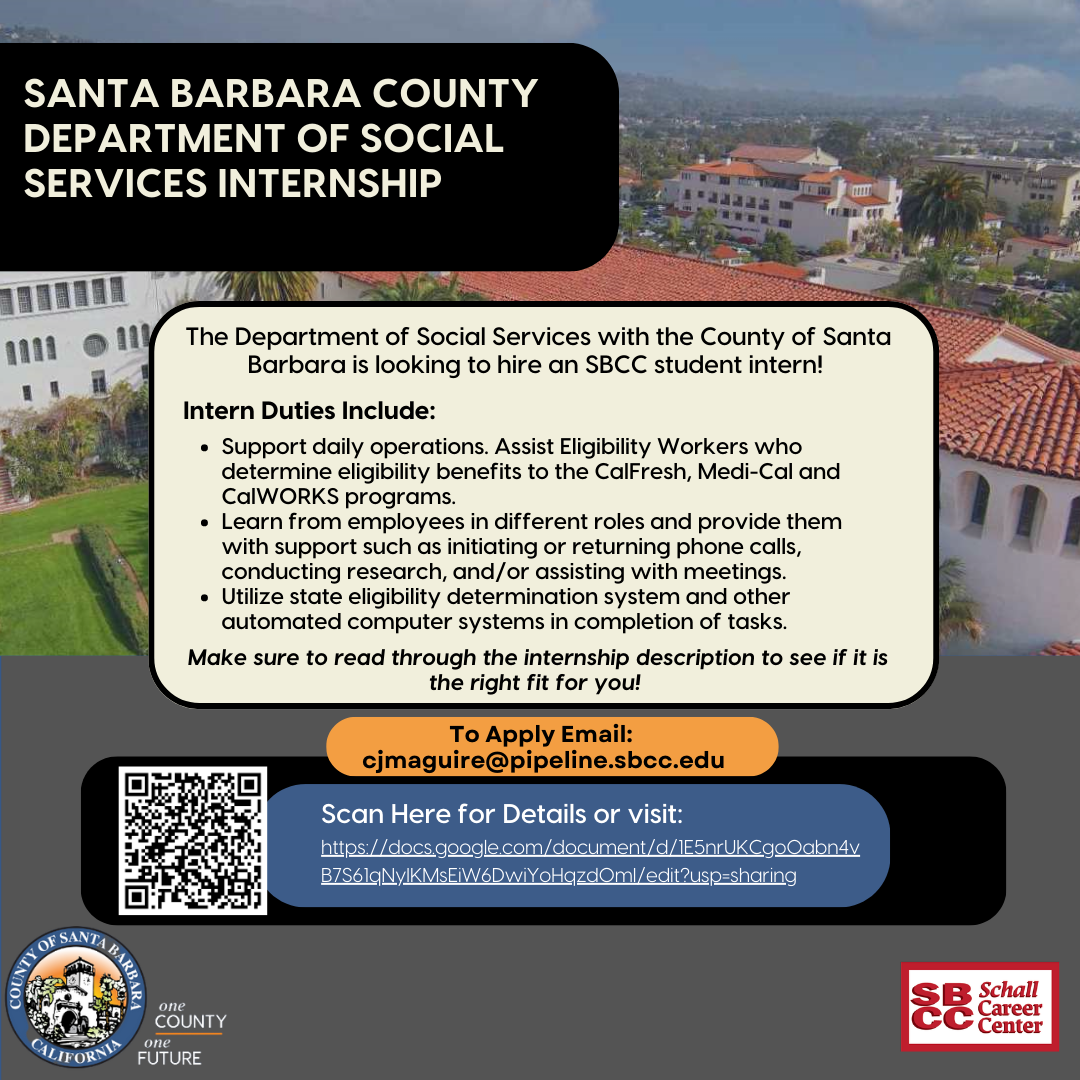 Featured Internships Santa Barbara City College